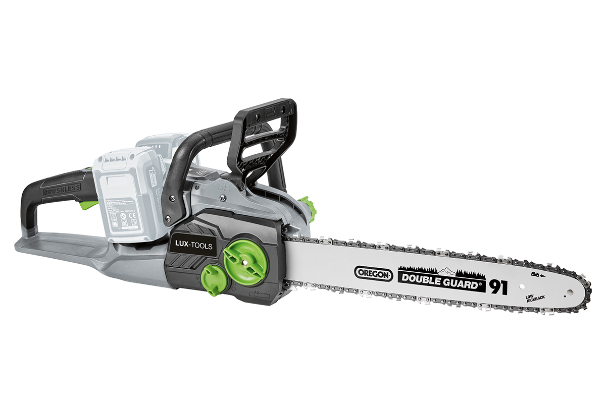 Απεικονίζεται το αλυσοπρίονο.